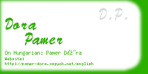 dora pamer business card
